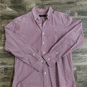 Ralph Lauren Red and Blue Plaid Shirt